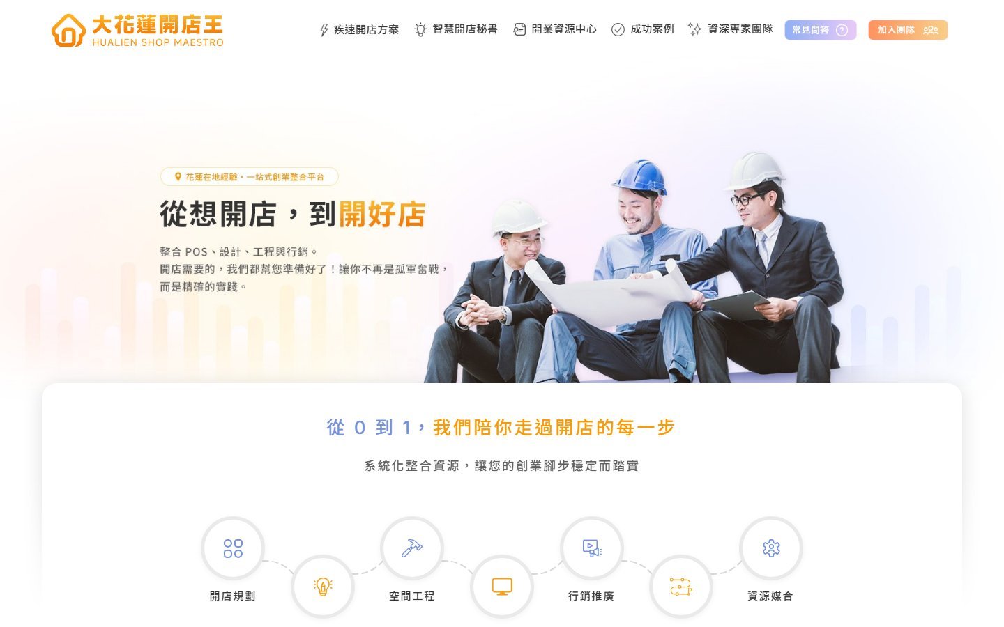 打造資源整合與流程導向平台