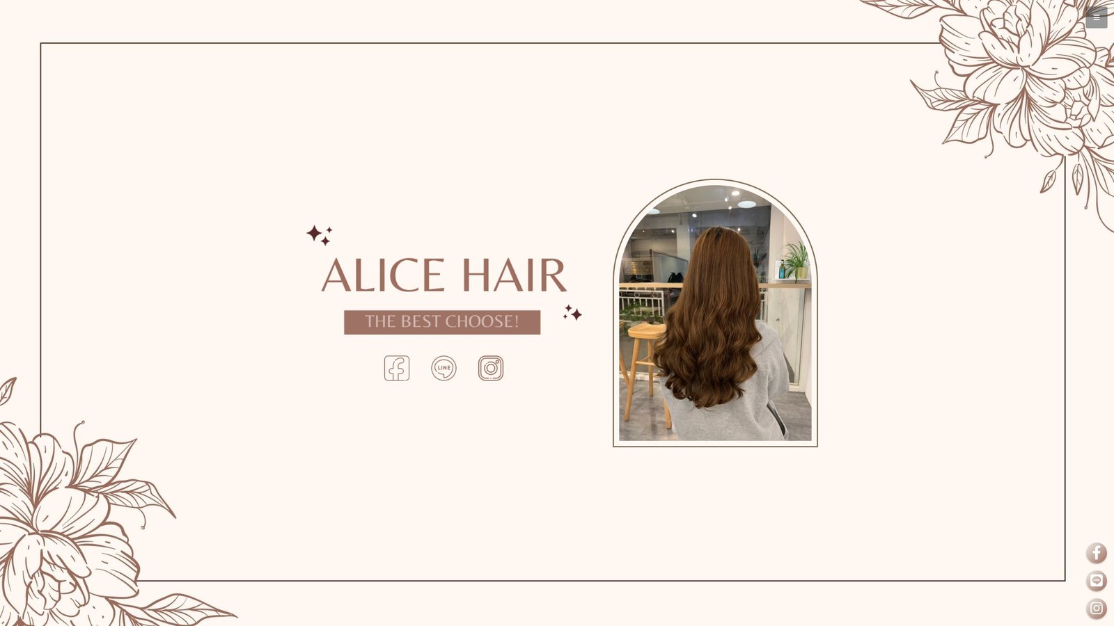 Hair stylist Alice｜中壢韓系染髮設計師品牌網站