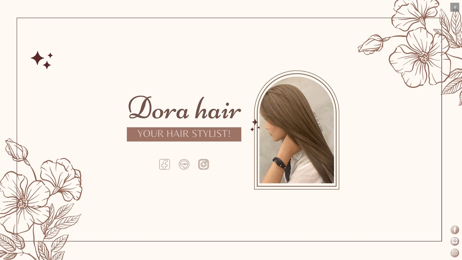 DORA HAIR｜公館染髮設計推薦品牌形象網站